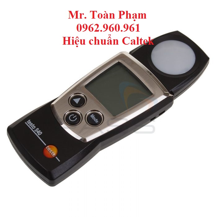 HIỆU CHUẨN MÁY ĐO ÁNH SÁNG TESTO 540 CALIBRATION LIGHT METER TESTO 540